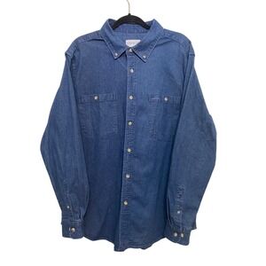 JohnBlairFlex Long-Sleeve Denim Mens Size‎ L